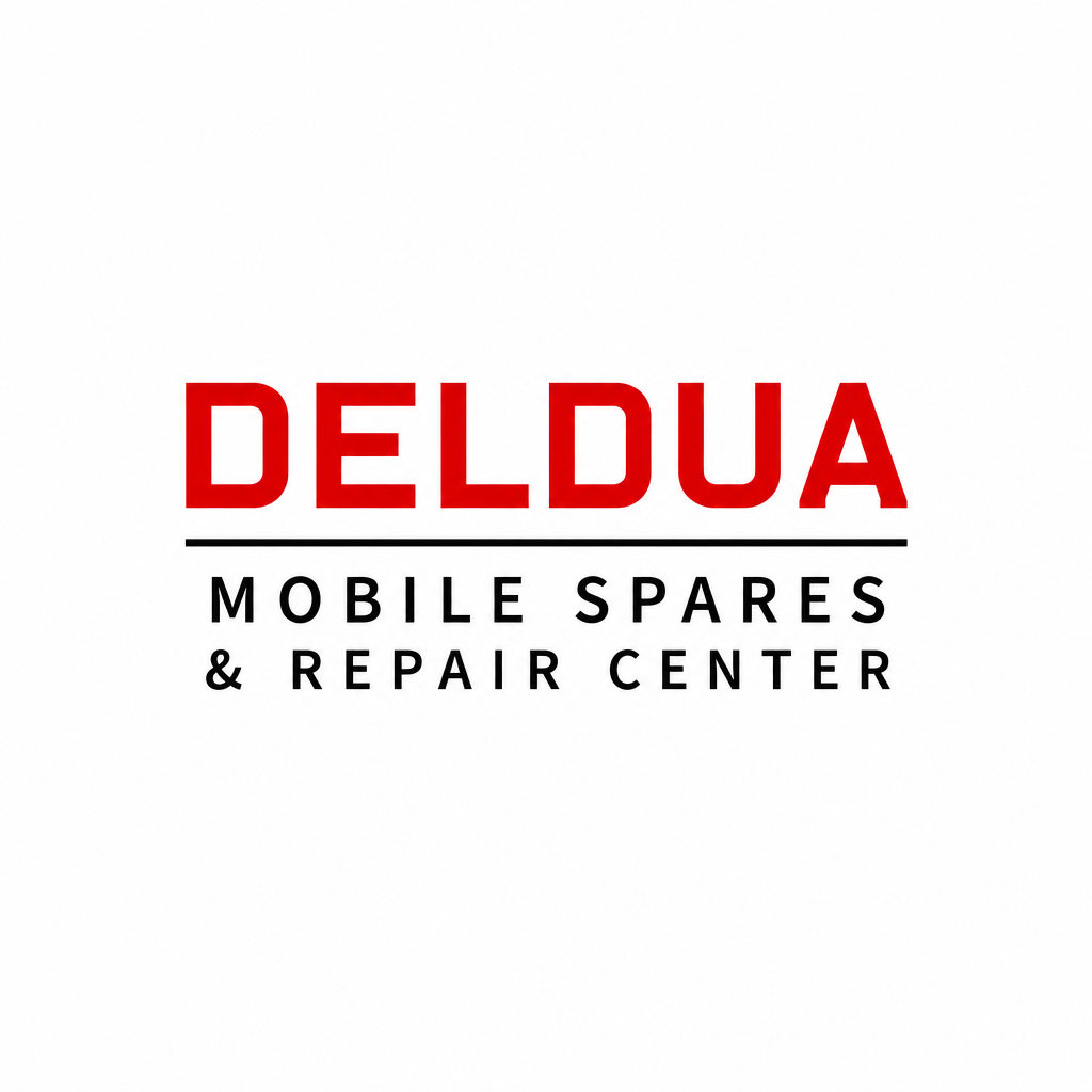 DELDUA stacked stamp logo