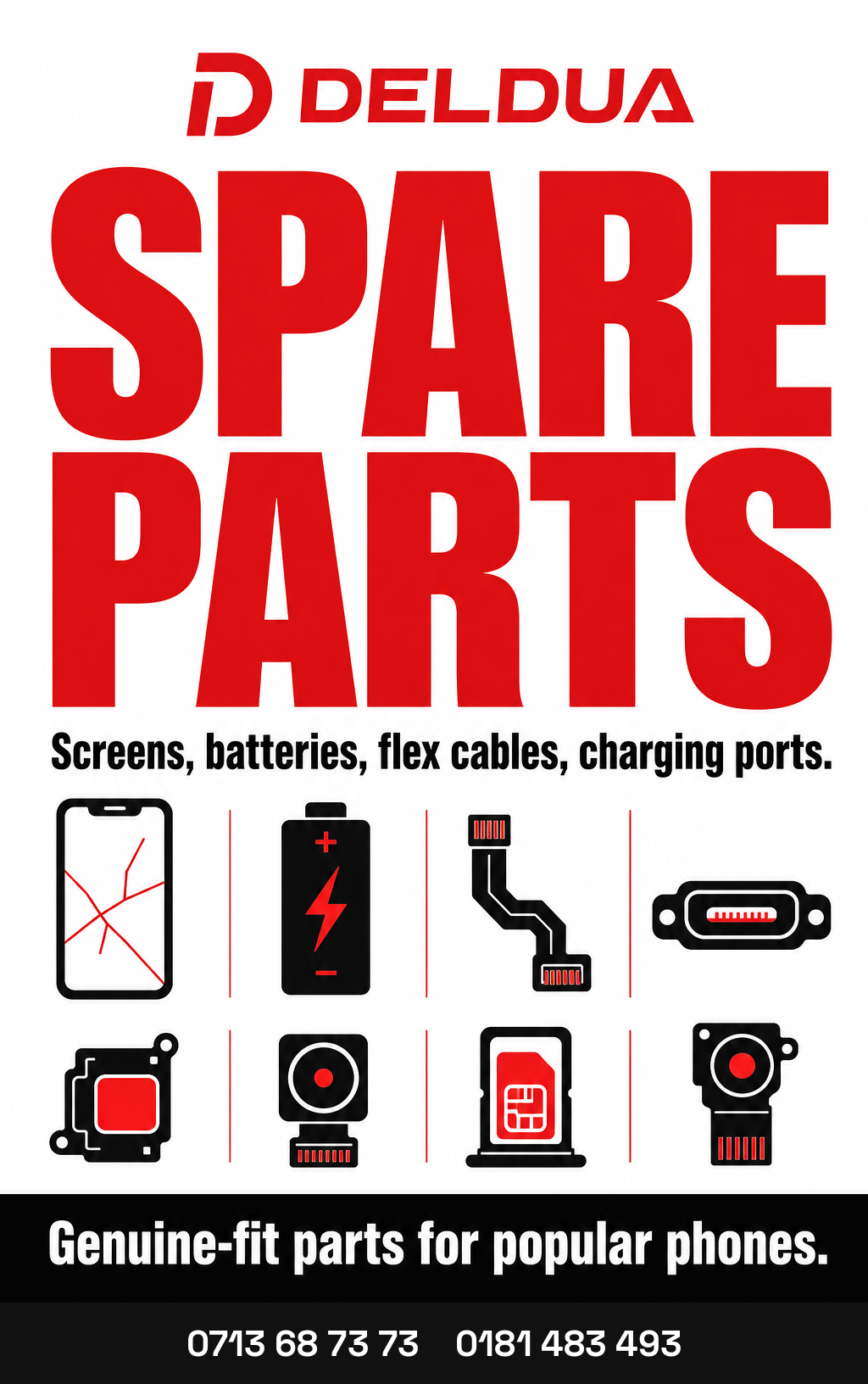 Spare parts poster